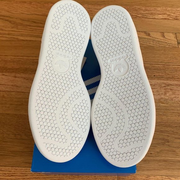 Adidas Stan Smith White / Coral Womens Shoes - Picture 6 of 6